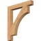 Ekena Millwork Westlake Block Smooth Bracket, Western Red Cedar, 5 1/2"W x 42"D x 48"H BKT06X42X48WTL05SWR - alternate 1